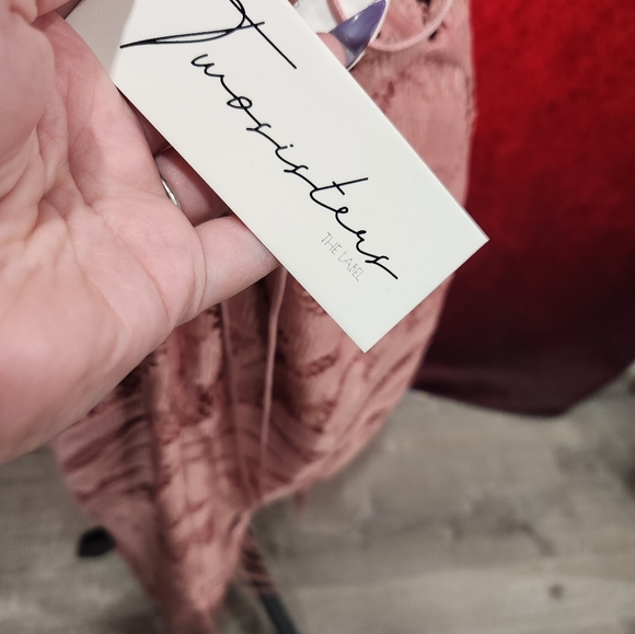 Two sisters brand dusty pink pinup wiggle dress size xl 14 - Picture 7 of 16